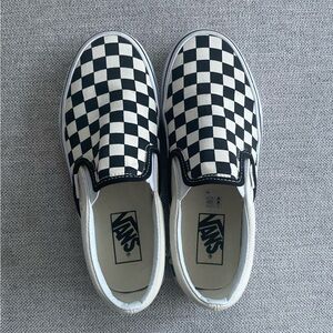 Vans Checkerboard Slip Ons | size 7.0 women’s | VERY light wear